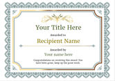 Free Certificate Templates, Easy to Edit. Great Designs