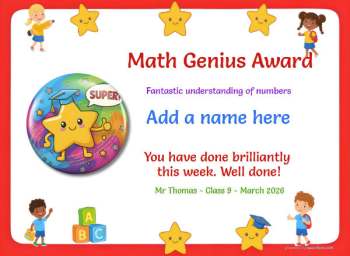 Math Certificates | Free Printable & Editable Certificate Templates