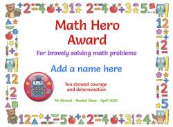 Math Certificates | Free Printable & Editable Certificate Templates