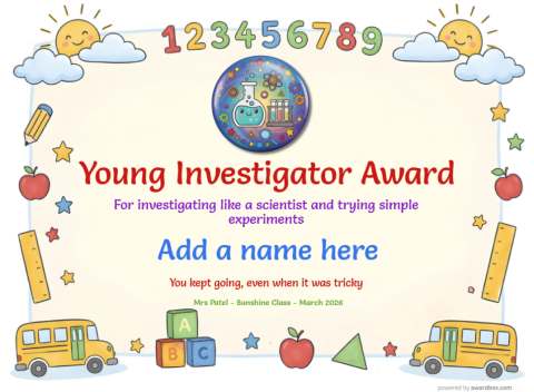 Science Certificates | Free Printable & Editable Certificate Templates